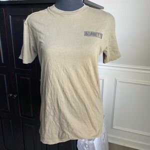 BARRETT Distressed American Flag OD Green Tactical Tee Unisex‎ Small